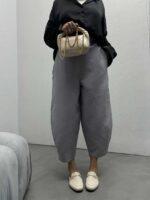شلوار خمره ای طرحدار کد 100959 - تصویر 14
