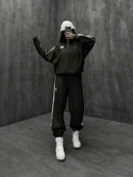 ست دورس و شلوار راه راه ADIDAS کد 160220