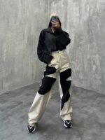 شلوار بگ 2 رنگ کد 100400 - تصویر 11