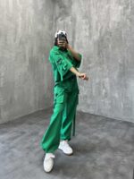 ست شومیز و شلوار 4 جیب کد 160135 - تصویر 15