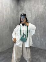 شومیز نوار دوخت کد 220197 - تصویر 2
