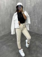 شلوار مام ZARA کد 100501 - تصویر 4