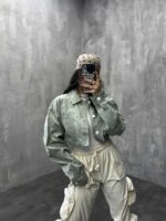 شومیز نیم تنه PULL&BEAR کد 220165 - تصویر 7