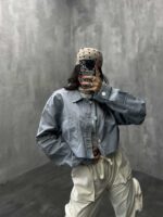 شومیز نیم تنه PULL&BEAR کد 220165 - تصویر 4