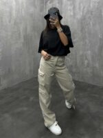 شلوار کارگو BERSHKA کد 100581 - تصویر 3