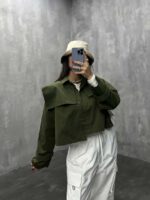 شومیز برش دار کد 220251 - تصویر 5