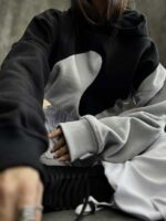 هودی 2 رنگ نیم تنه کد 200295 - تصویر 5