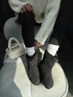 نیم بوت کاپشنی PRADA کد 140337 - تصویر 7