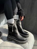 نیم بوت نگین دار کد 140340 - تصویر 8