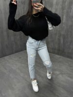 شلوار جین مام کد 100766 - تصویر 2