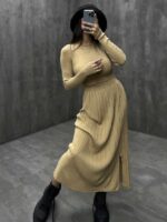 ست نیم تنه دامن بافتی کد 160205 - تصویر 6