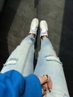 شلوار جین کمرریش کد 100809 - تصویر 3