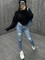 شلوار جین مام کد 100760 - تصویر 2