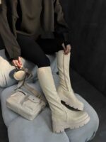 بوت بلند ساده بلند 140345 - تصویر 9