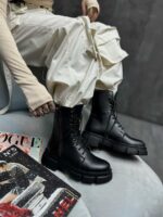 نیم بوت لژ طرحدار کد 140363 - تصویر 4
