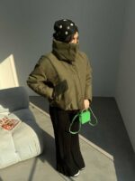 کاپشن یقه ایستاده کد 200230 - تصویر 9