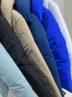کاپشن کمربندی یقه ایستاده کد 200529 - تصویر 12