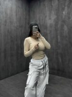 بلوز یقه گرد کد 180237 - تصویر 4