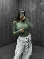 بلوز یقه گرد کد 180237