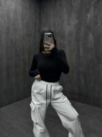 بلوز یقه گرد کد 180237 - تصویر 2