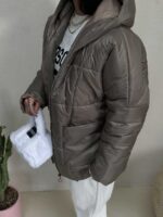 کاپشن ساده دو جیب کد 200542 - تصویر 5