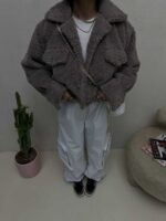 کت تدی جیب دکمه دار کد 200546 - تصویر 12