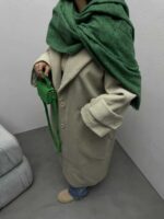 پالتو بلند 2 دکمه کد 200411 - تصویر 12