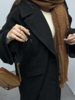 پالتو بلند 2 دکمه کد 200411 - تصویر 8