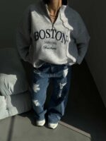 دورس نیم زیپ BOSTON کد 200550 - تصویر 4