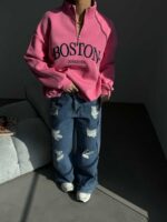 دورس نیم زیپ BOSTON کد 200550 - تصویر 9