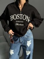 دورس نیم زیپ BOSTON کد 200550 - تصویر 6