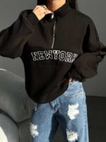 دورس نیم زیپ NYC کد 200564 - تصویر 3
