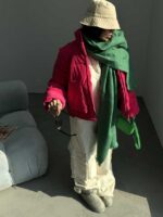 کاپشن بادکنکی پافرشو کد 200527 - تصویر 6
