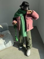 کاپشن بادکنکی پافرشو کد 200527 - تصویر 11
