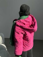 کاپشن بادکنکی جیب لوزی کد 200524 - تصویر 13