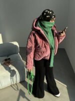 کاپشن بادکنکی پایین کش کد 200528 - تصویر 3