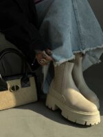 نیم بوت پشت نگین کد 140373 - تصویر 3