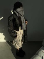 کاپشن کش پهن کد 200368 - تصویر 11
