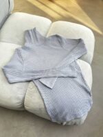 بلوز کبریتی یقه اسکی کد 180227 - تصویر 2