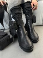 نیم بوت جیب PRADA کد 140436 - تصویر 4