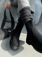 نیم بوت جیر بغل کش کد 140443 - تصویر 3