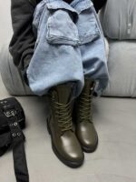 نیم بوت ساق مربعی کد 140519 - تصویر 3