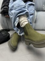 نیم بوت طرح گل کد 140506 - تصویر 9