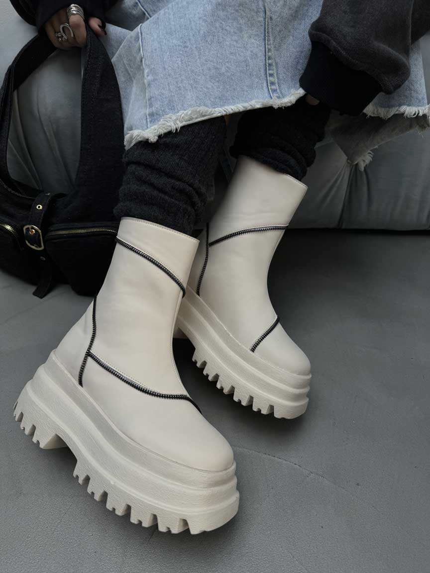 IMG_3699 نیم بوت طرح زیپ کد 140525 - تصویر 1