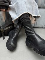 نیم بوت چرم NEW YORK کد 140521 - تصویر 5