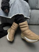 بوت کاپشنی لژ دو رنگ کد 140536 - تصویر 2