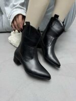 نیم بوت پاشنه 5 سانتی کد 140530