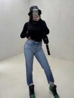 شلوار جین مام کد 100901 - تصویر 2