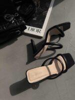 کفش پاشنه بلند 2 بند کد 140595 - تصویر 4