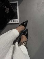 کفش پاشنه نگین دار کد 140596 - تصویر 4